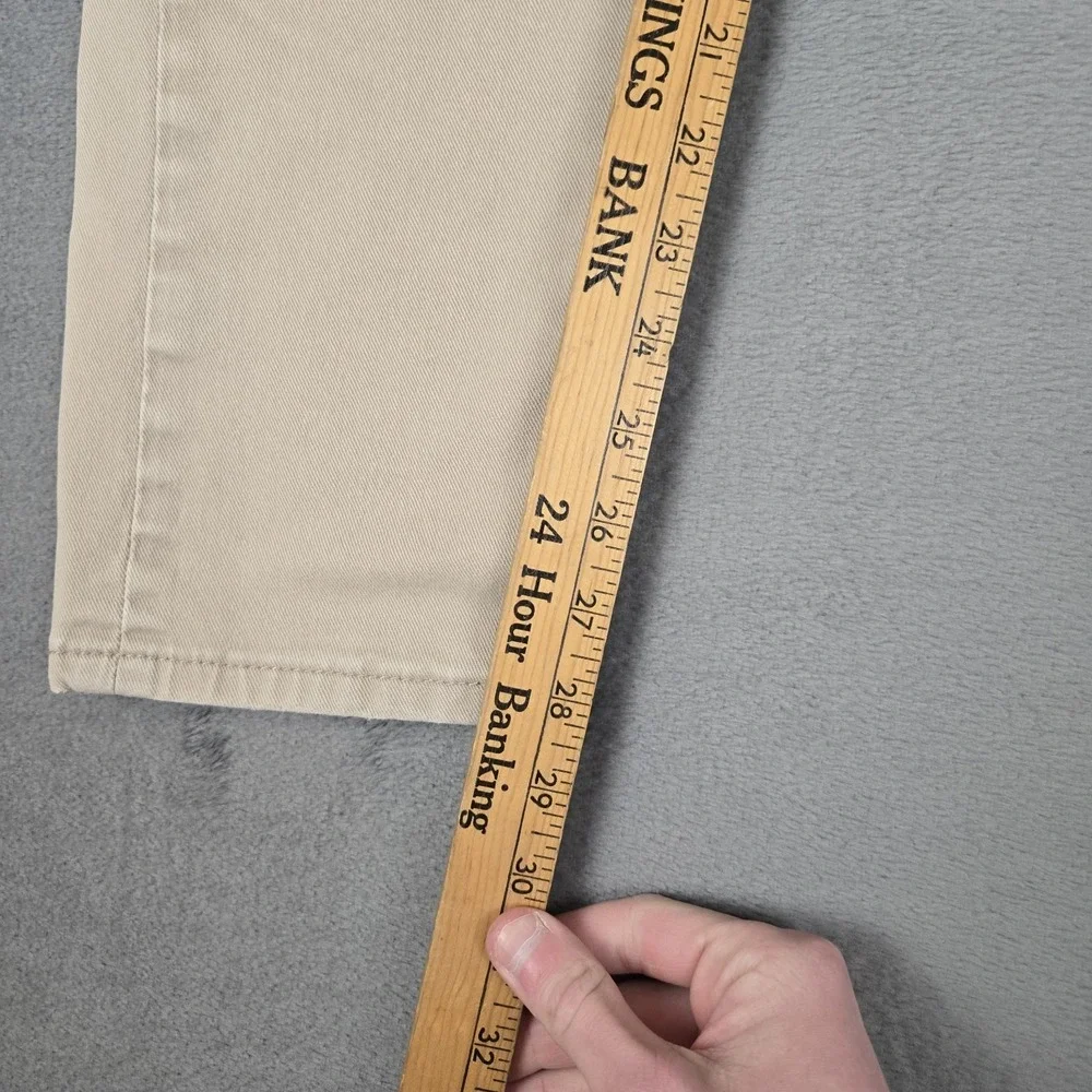 Levis Jeans 502 Men 29x32 (Fit 30x29) Regular Taper Khaki Chinos Casual Straight